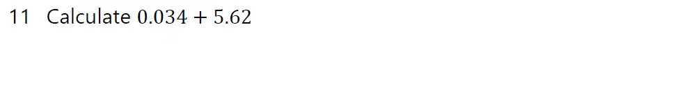 Question 11 - Haileybury 11 Plus Maths Sample Assessment 3 - 2022