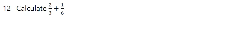 Question 12 - Haileybury 11 Plus Maths Sample Assessment 3 - 2022