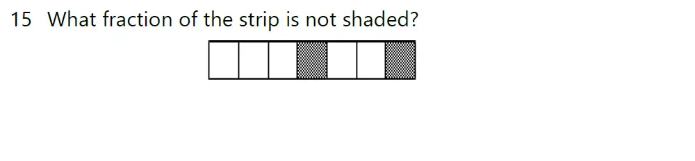 Question 15 - Haileybury 11 Plus Maths Sample Assessment 3 - 2022