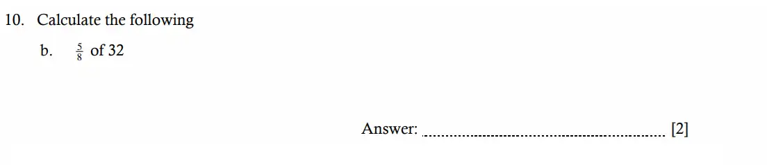 Question 10(b) - Hampton Court House - 11 Plus Maths Entrance Exam - 2026