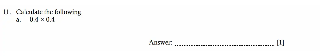 Question 11(a) - Hampton Court House - 11 Plus Maths Entrance Exam - 2026