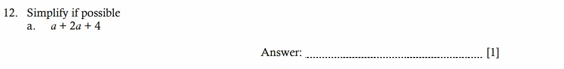 Question 12(a) - Hampton Court House - 11 Plus Maths Entrance Exam - 2026