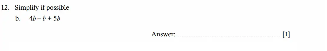 Question 12(b) - Hampton Court House - 11 Plus Maths Entrance Exam - 2026