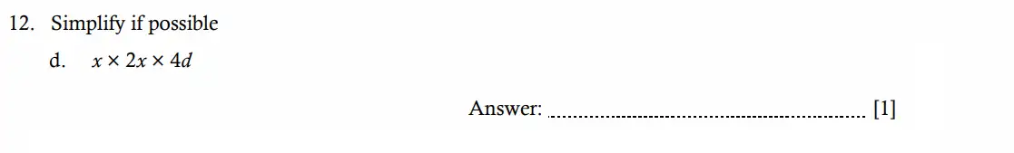 Question 12(d) - Hampton Court House - 11 Plus Maths Entrance Exam - 2026