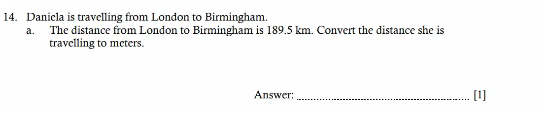 Question 14(a) - Hampton Court House - 11 Plus Maths Entrance Exam - 2026