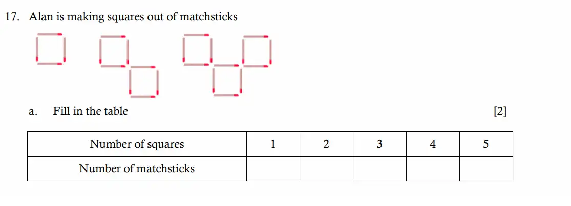 Question 17(a) - Hampton Court House - 11 Plus Maths Entrance Exam - 2026
