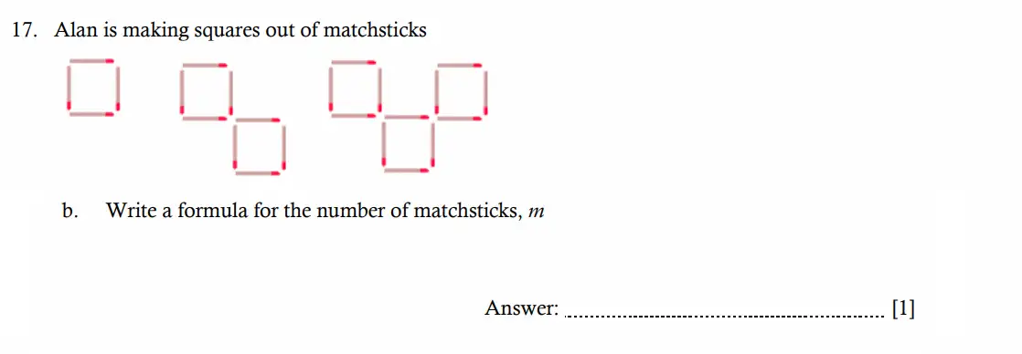 Question 17(b) - Hampton Court House - 11 Plus Maths Entrance Exam - 2026