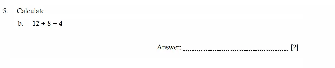 Question 5(b) - Hampton Court House - 11 Plus Maths Entrance Exam - 2026