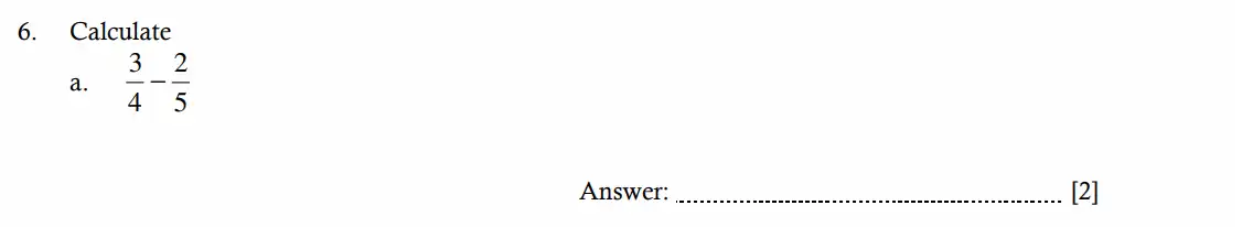 Question 6(a) - Hampton Court House - 11 Plus Maths Entrance Exam - 2026
