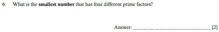 Question 6 - Hampton Court House 11 Plus Maths Sample Paper