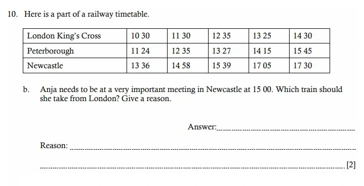 Question 10(b) - Hampton Court House - 11 Plus Maths Sample Paper - 2026