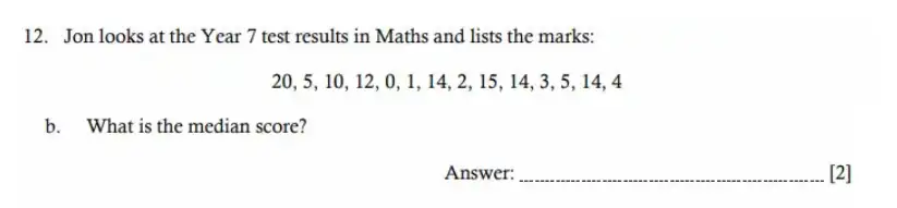 Question 12(b) - Hampton Court House - 11 Plus Maths Sample Paper - 2026
