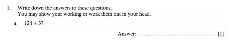 Question 1(a) - Hampton Court House - 11 Plus Maths Sample Paper - 2026