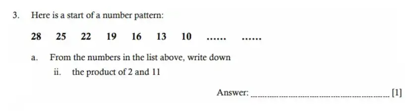 Question 3(a (ii)) - Hampton Court House - 11 Plus Maths Sample Paper - 2026