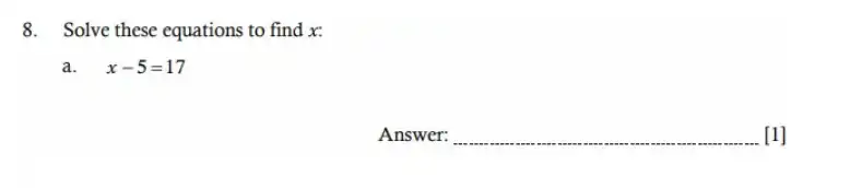Question 8(a) - Hampton Court House - 11 Plus Maths Sample Paper - 2026