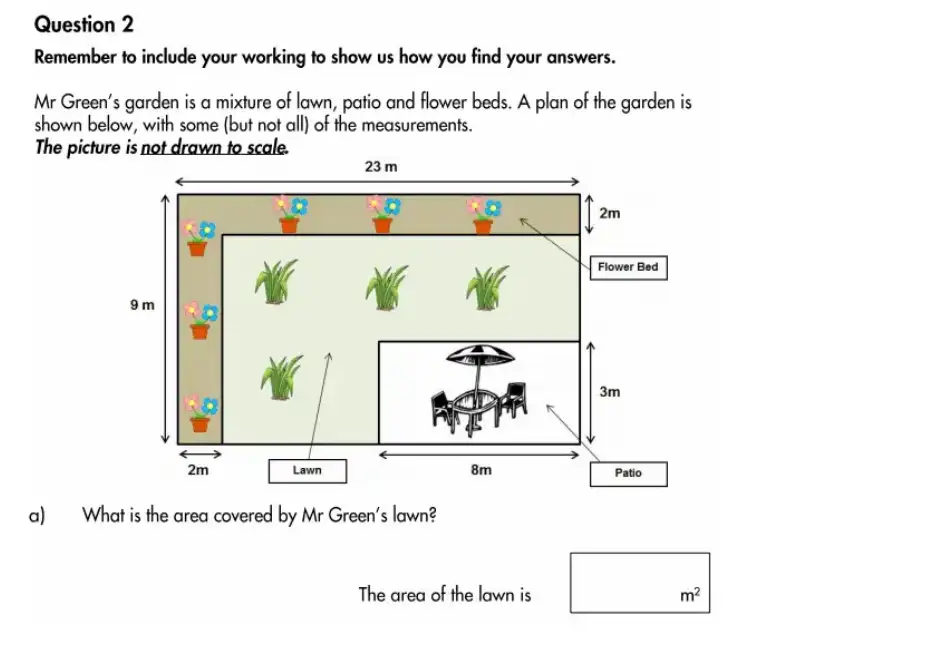 Question 2(a) - Highgate School – 11 Plus Assessment Sample Mathematics Test A - 2026