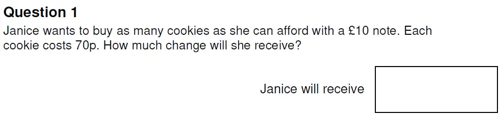 Question 1 - Highgate School 11 Plus Maths Sample Paper D - 2024