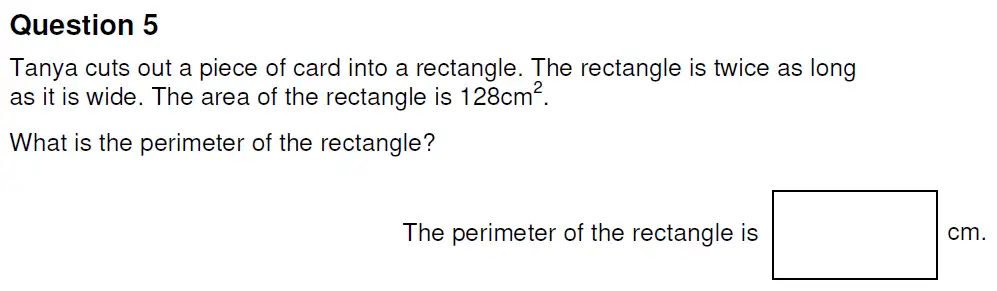 Question 5 - Highgate School 11 Plus Maths Sample Paper D - 2024