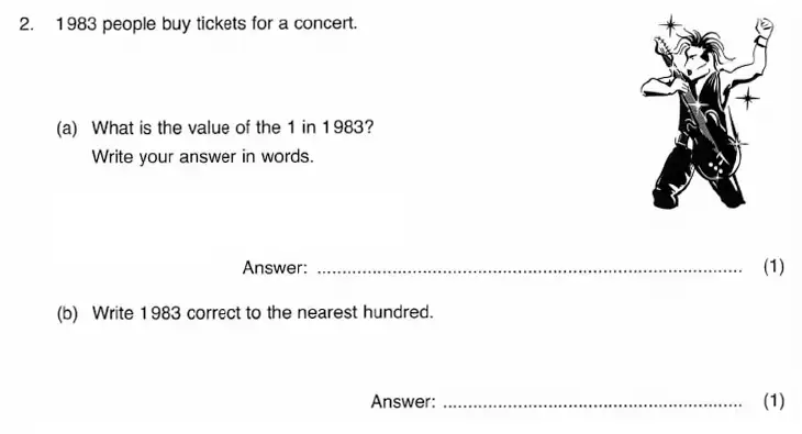 Question 03 - ISEB 11 Plus Maths 2009-10 Practice Paper