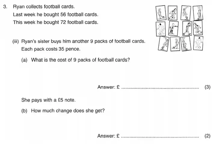 Question 06 - ISEB 11 Plus Maths 2009-10 Practice Paper