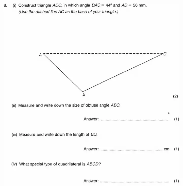 Question 13 - ISEB 11 Plus Maths 2009-10 Practice Paper