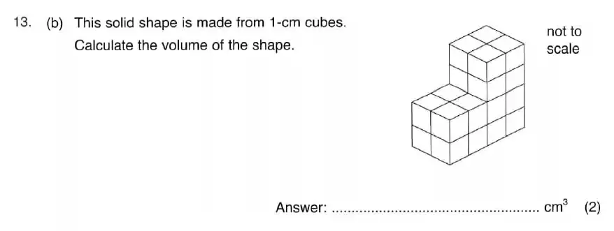 Question 13(b) - ISEB - 11+ Maths Practice Paper - 2009