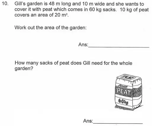 Question 10(a,b) - James Allen’s Girls’ School – 11+ Maths Sample Paper - 2024