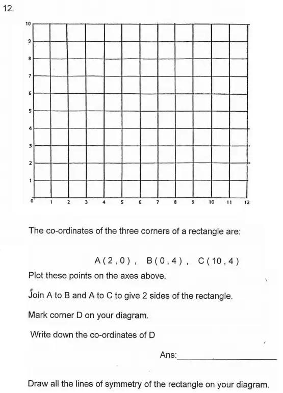 Question 12 - James Allen’s Girls’ School – 11+ Maths Sample Paper - 2024