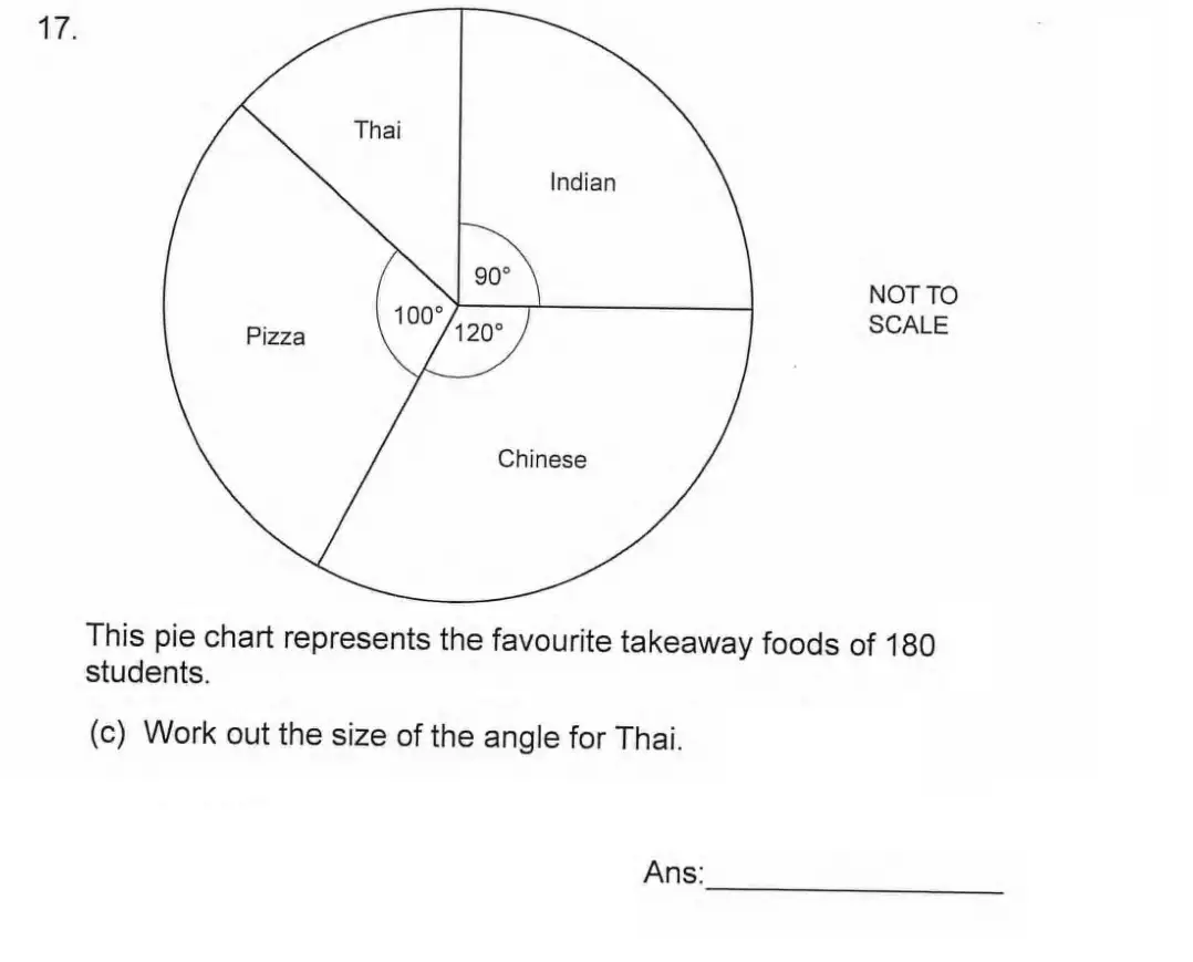 Question 17(c) - James Allen’s Girls’ School – 11 Plus Maths Sample Paper - 2026