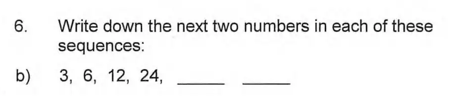 Question 6(b) - James Allen’s Girls’ School – 11 Plus Maths Sample Paper - 2026
