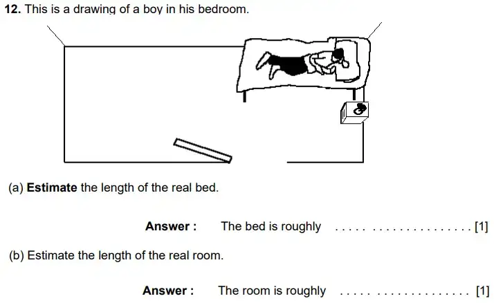 Question 12(a,b) - Kent College 11 Plus Maths Sample Paper - 2024