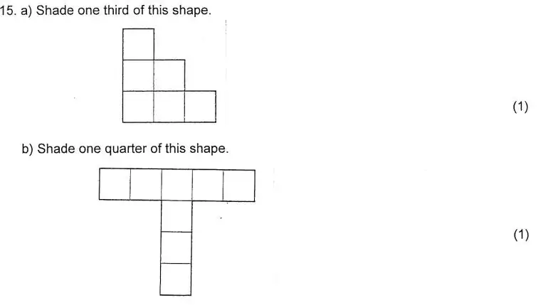 Question 15(15(a),15(b))(15(a),15(b)) - Kent College 11 Plus Maths Entrance Examination 1 - 2007