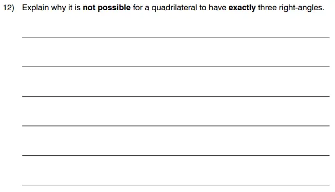 Question 12 - King’s College School 11 Plus Maths Sample Paper – 2024