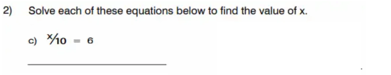 Question 2(c) - King’s College School - 11 Plus Maths Sample Paper – 2026