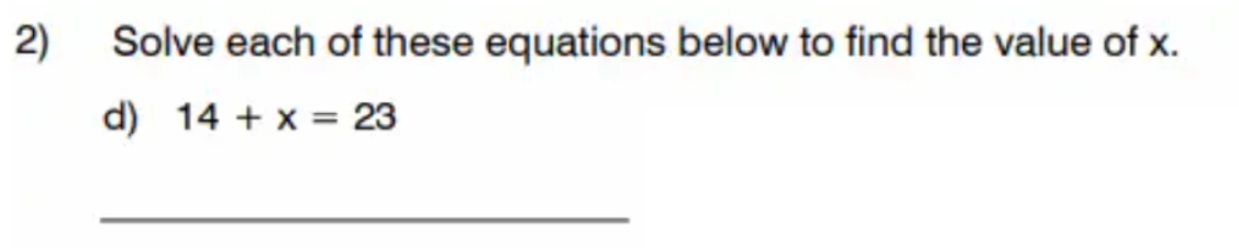 Question 2(d) - King’s College School - 11 Plus Maths Sample Paper – 2026