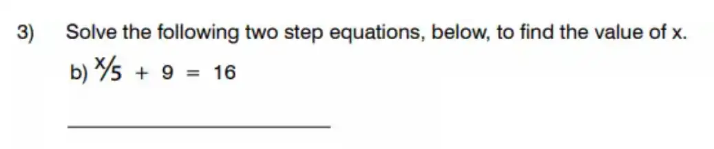 Question 3(b) - King’s College School - 11 Plus Maths Sample Paper – 2026