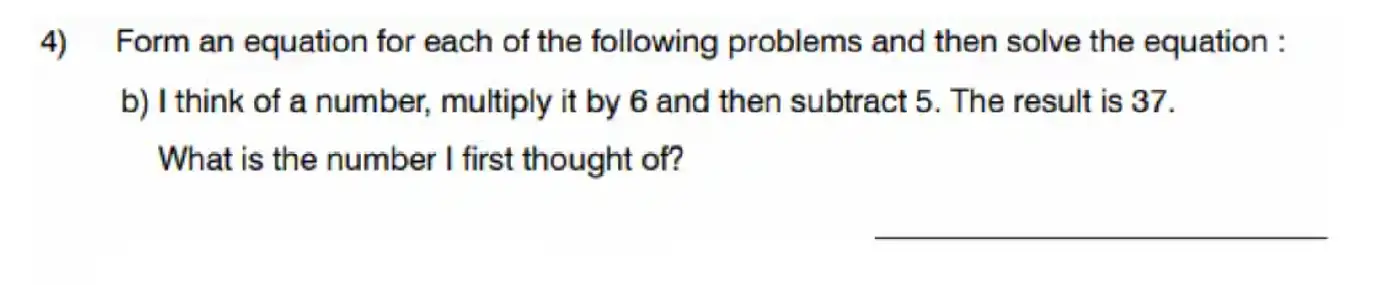 Question 4(b) - King’s College School - 11 Plus Maths Sample Paper – 2026