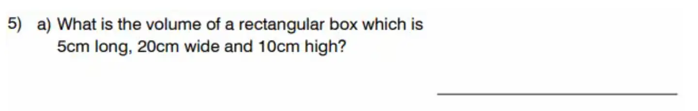 Question 5(a) - King’s College School - 11 Plus Maths Sample Paper – 2026