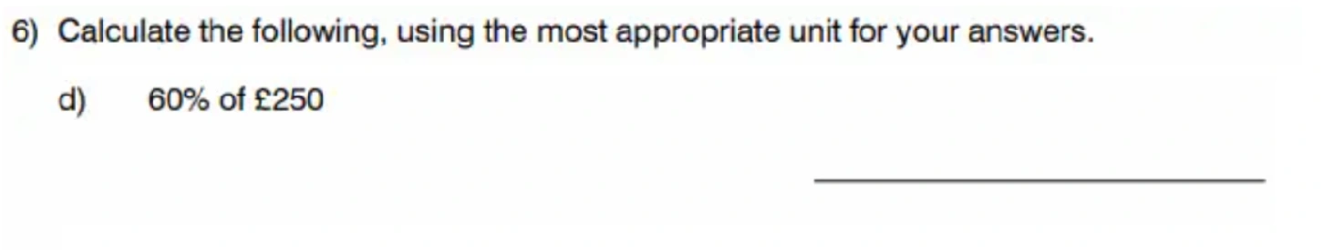 Question 6(d) - King’s College School - 11 Plus Maths Sample Paper – 2026