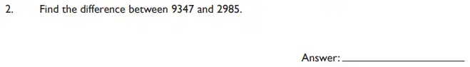 Question 2 - King’s College School - 11 Plus Maths Section A and Pre Test Sample Paper - 2019