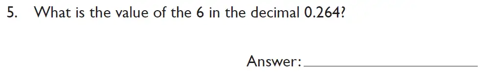 Question 5 - Kings College School Section A 11 Plus for 2023 entry Pretest for 2025 Entry