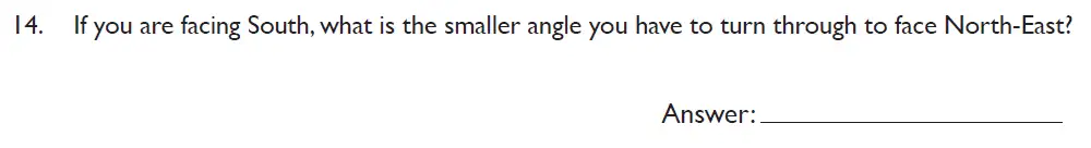 Question 14 - Kings College School Section A 11 Plus for 2023 entry Pretest for 2025 Entry