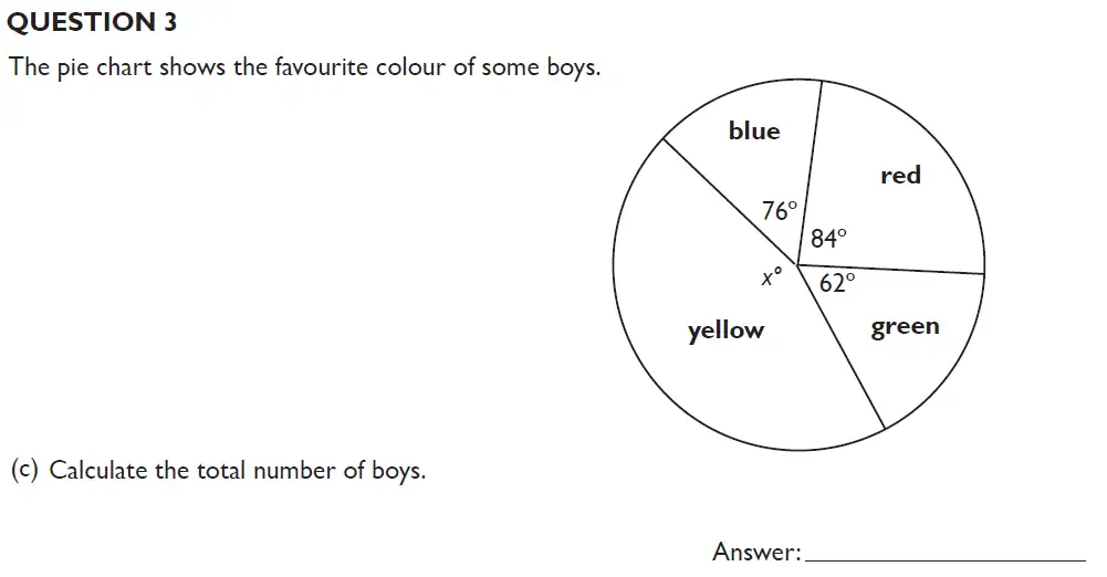 Question 3(c) - Kings College School Section B 11 Plus for 2023 entry Pretest for 2025 Entry