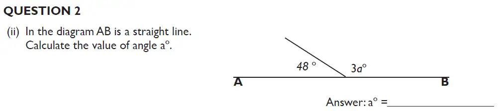 Question 2(ii) - Kings College School Section B 11 Plus for 2023 entry Pretest for 2025 Entry