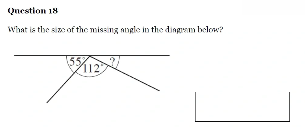 Question 18 - King's High School - 11 Plus Maths Entrance Exam Sample Paper - 2026