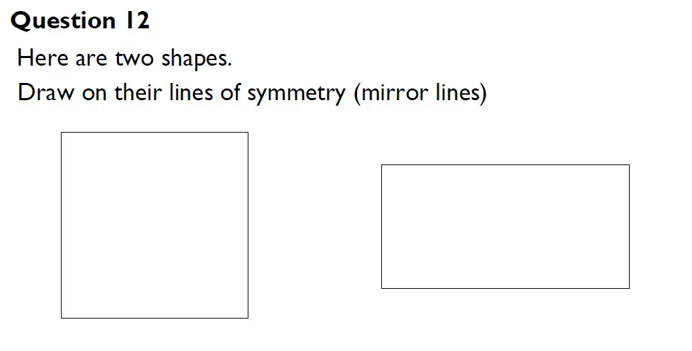 Question 12 - King's High Warwick 11 Plus Maths Entrance Exam Paper 2024