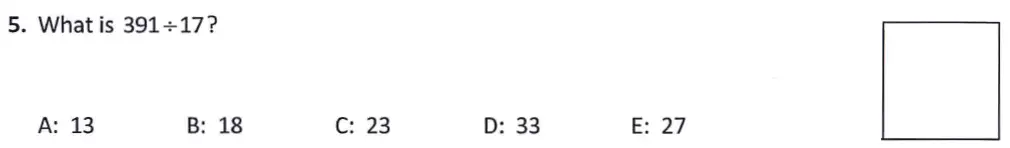 Question 5 - Latymer Upper School 11 Maths Sample Paper 1 2024