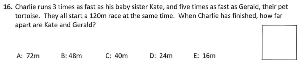 Question 16 - Latymer Upper School 11 Maths Sample Paper 1 2024