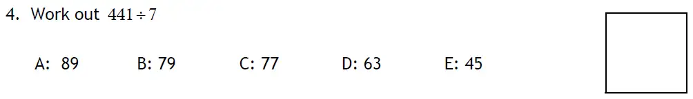 Question 4 - Latymer Upper School 11 Maths Sample Paper 2 2024