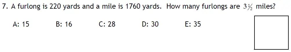Question 7 - Latymer Upper School 11 Maths Sample Paper 2 2024